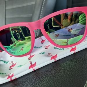 Goodr "flamingos on a booze cruise" polorized